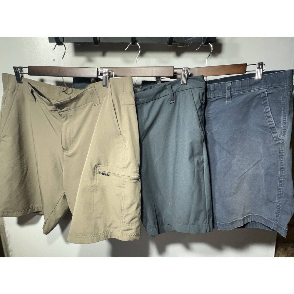 shorts lot of 3 men's casual shorts 3 pack size 36